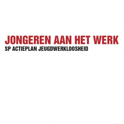 Actieplan Jeugdwerkloosheid