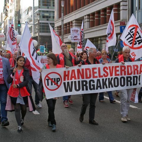 Demonstratie in Brussel, 20 september 2016