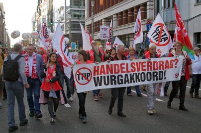 Anti-TTIP-CETA-demonstratie, Brussel, 20 september 2016