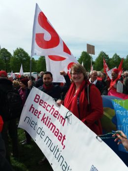 Bescherm het klimaat, niet de multinationals (foto: Josje Beukema)